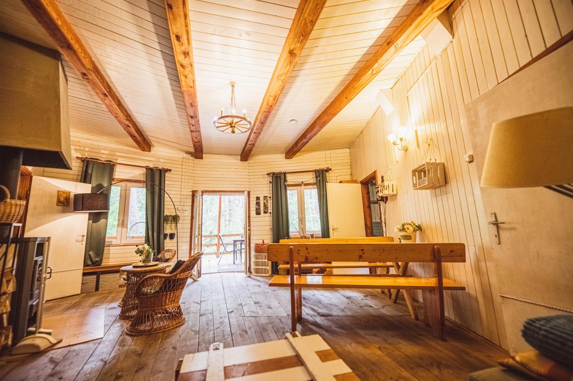 Cozy Nature Retreat With Patio Fireplace Garden Maciejowice Экстерьер фото