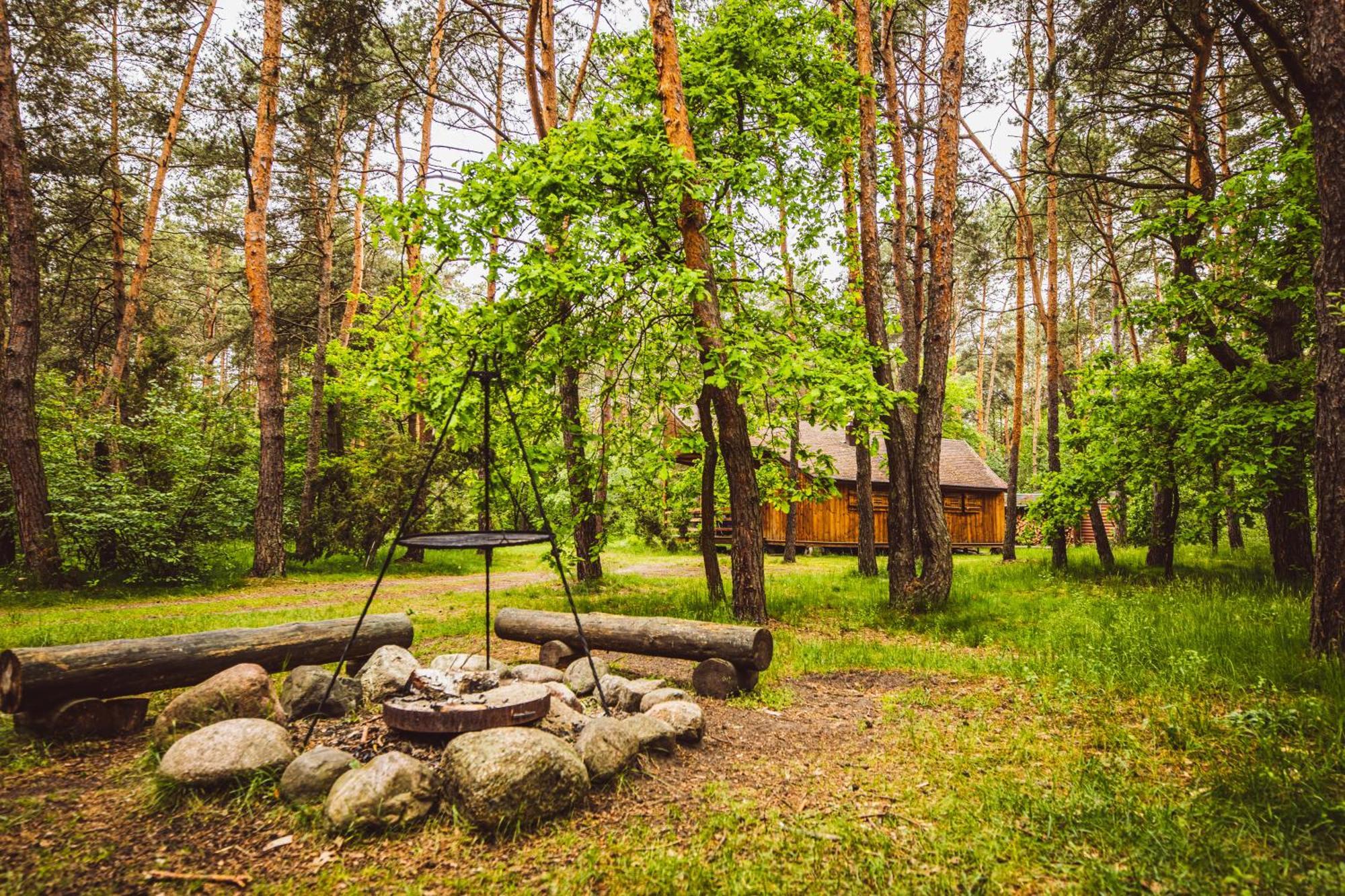 Cozy Nature Retreat With Patio Fireplace Garden Maciejowice Экстерьер фото